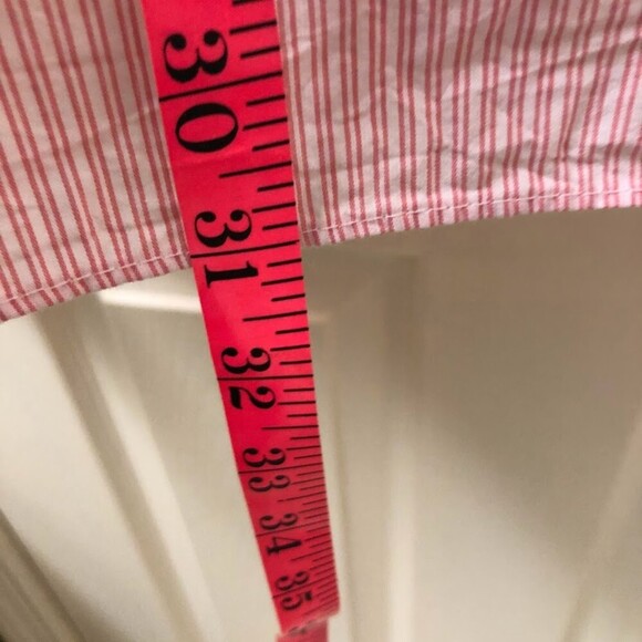 ZARA Trafaluc Collection Women's Pink White Stripe Tunic Short Jumpsuit Small - Picture 12 of 13